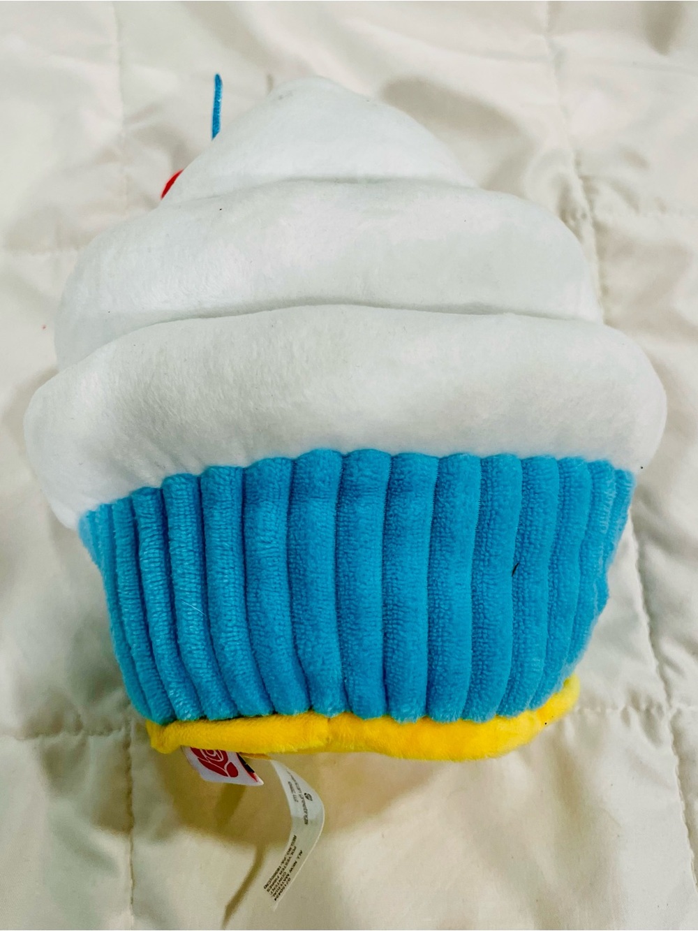 American Greetings 'Happy Birthday' Cupcake Plush with Cherry- NWOT - Picture 7 of 11